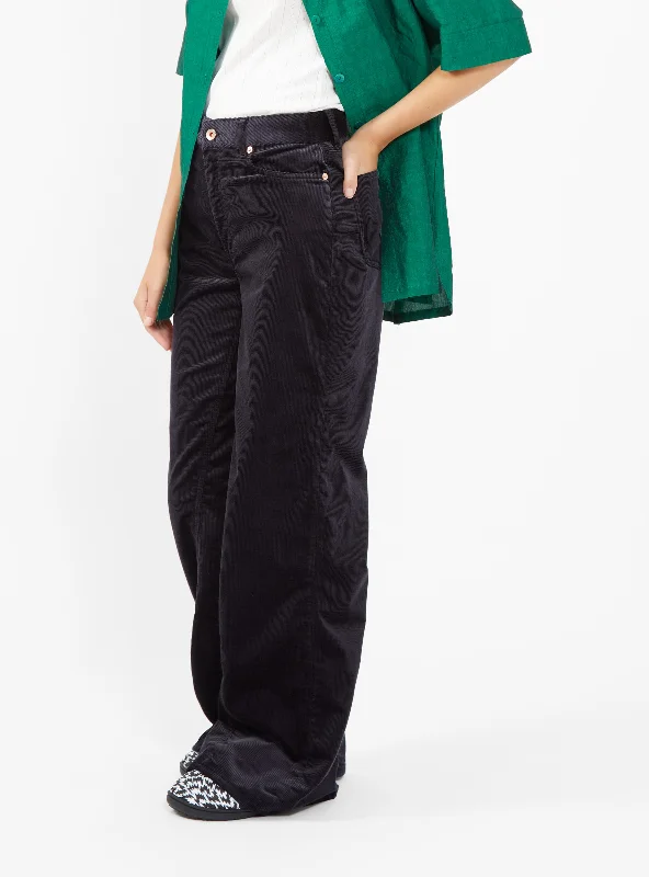 Priscila Trousers Navy Trousers versatile all-occasion