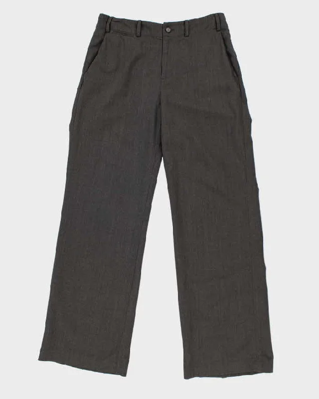 Ralph Lauren Women's Grey Suit Trousers - W34 L33 Trousers practical easy-care