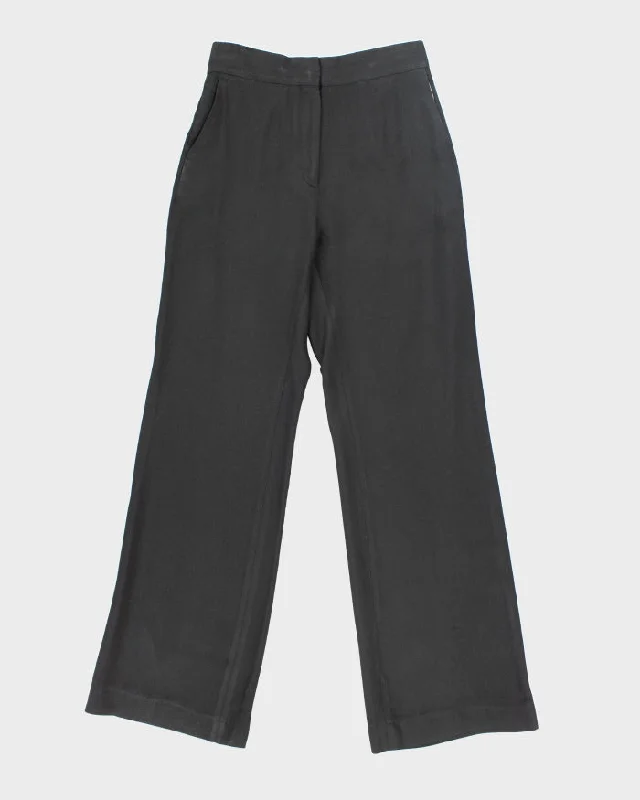 Sandro Black Suit Trousers - W26 L30 Chinos Cotton Straight Leg