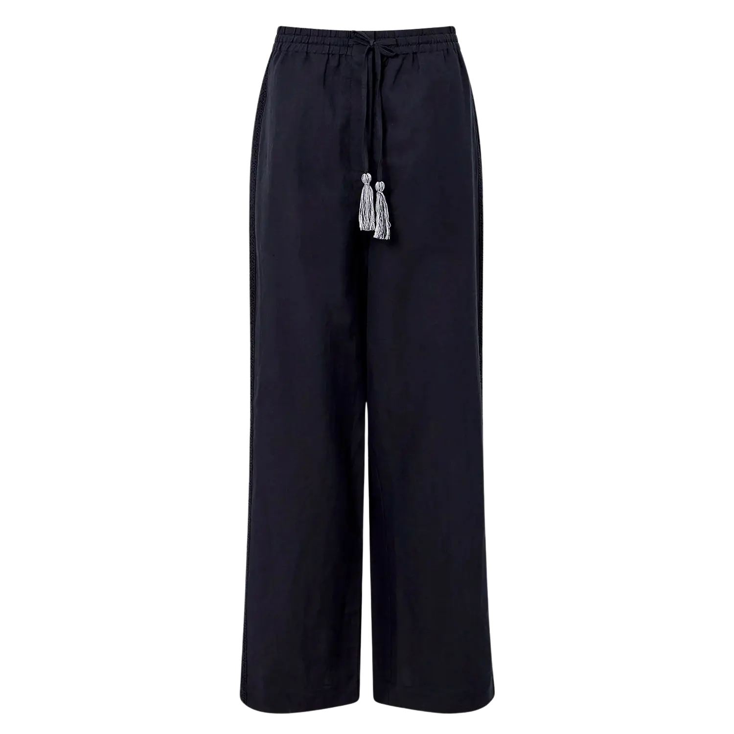 Great Plains Spring Linen Mix Trousers Trousers Low Rise Relaxed