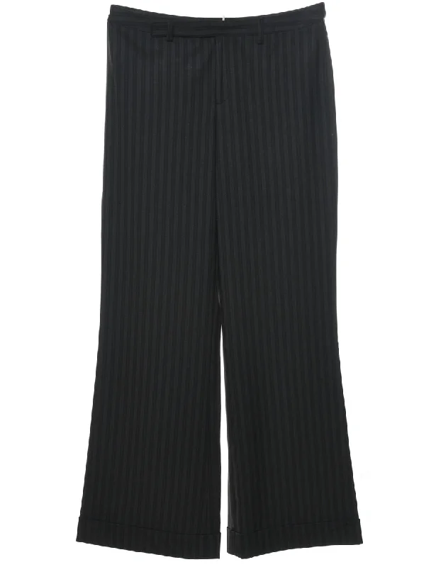 Striped Pattern Trousers - W32 L32 Trousers versatile functional