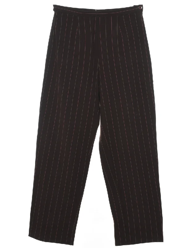 Striped Trousers - W30 L31 Trousers Velvet Soft