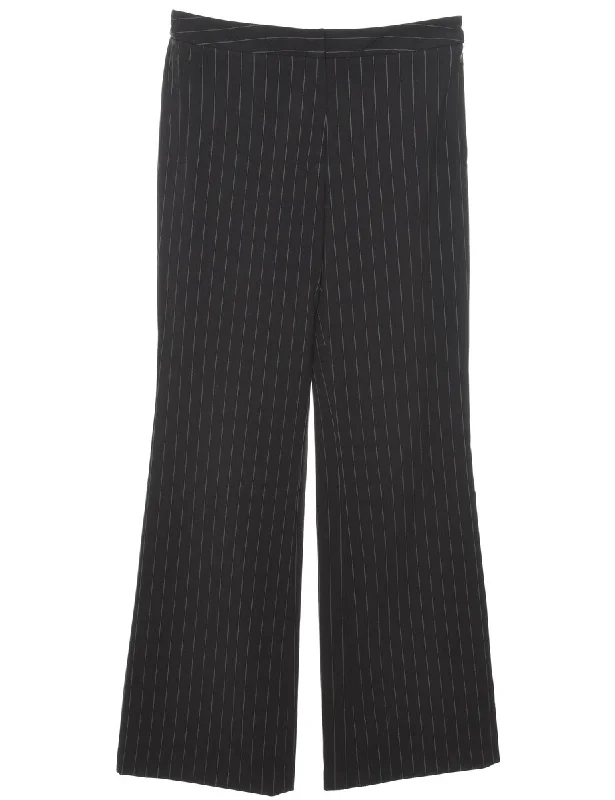 Striped Trousers - W30 L32 Trousers Pleated Formal