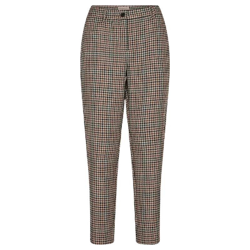 Soya Concept Tatyane Tweed Trousers Trousers Yoga Stretchy