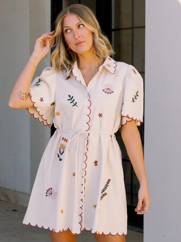 Emma Embroidered Dress
