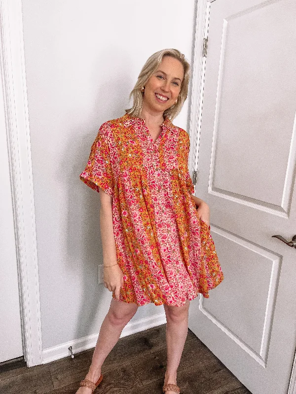 Ex Lover Dress in Tangerine