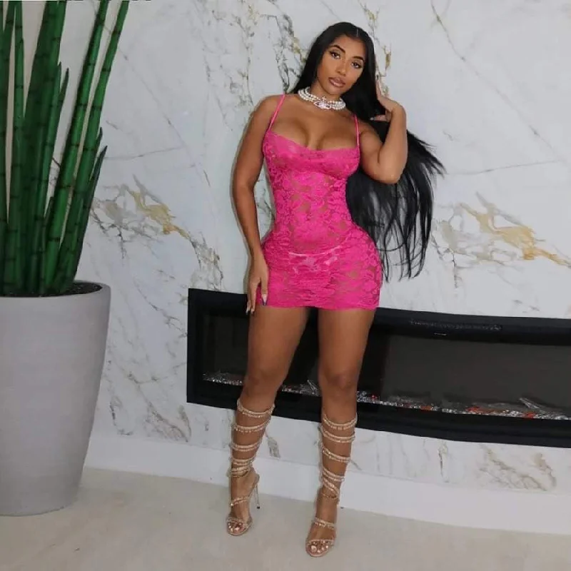 Leah dress | pink