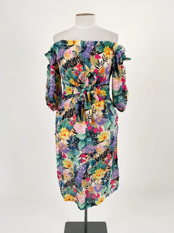 Mango | Multicoloured Casual Dress | Size M