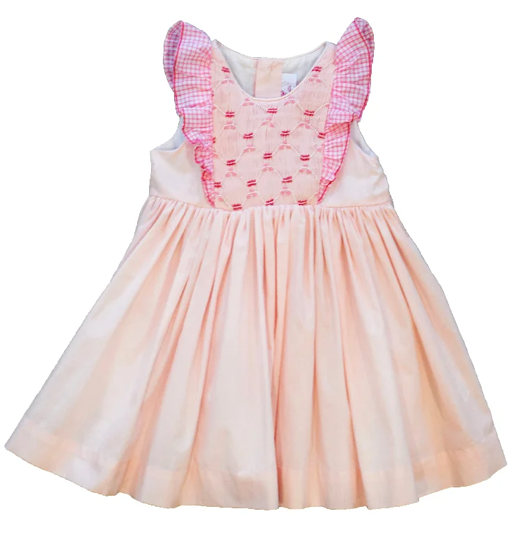 Netti Pink Gingham Dress