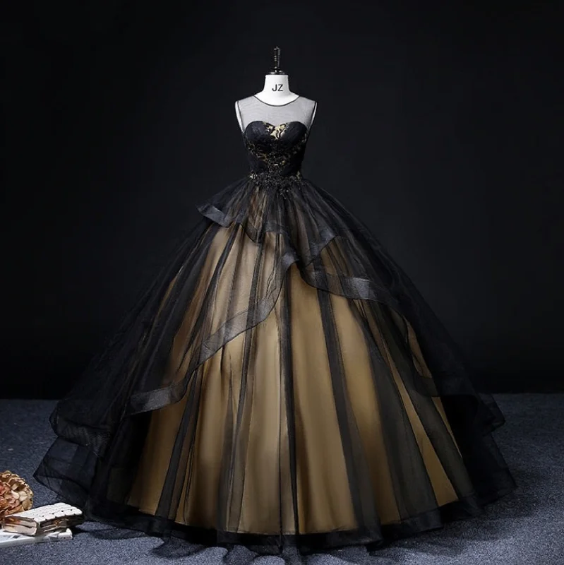 Queen of the Night Ball Gown Custom Made Evening Dress