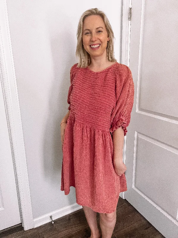 Shake It Off Gauze Dress