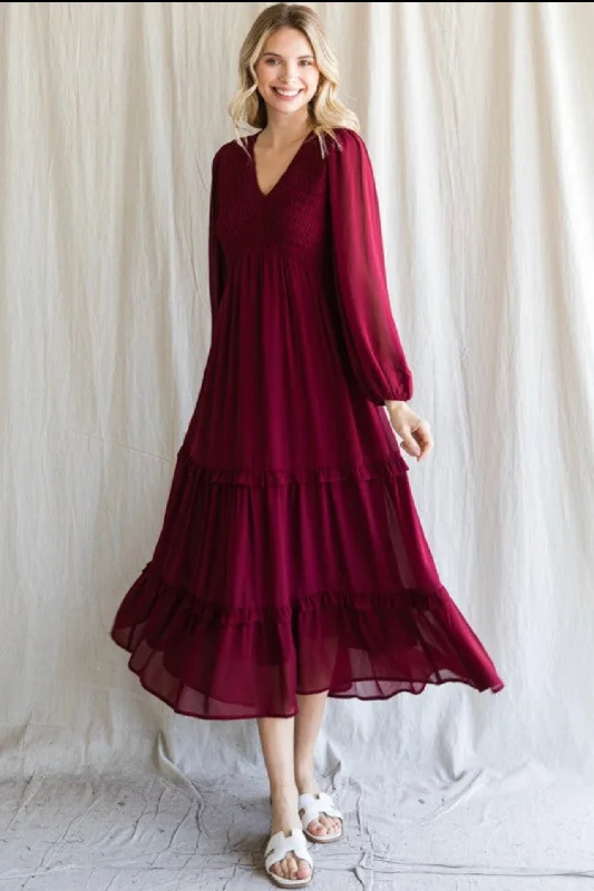 Worth It Tiered Dress