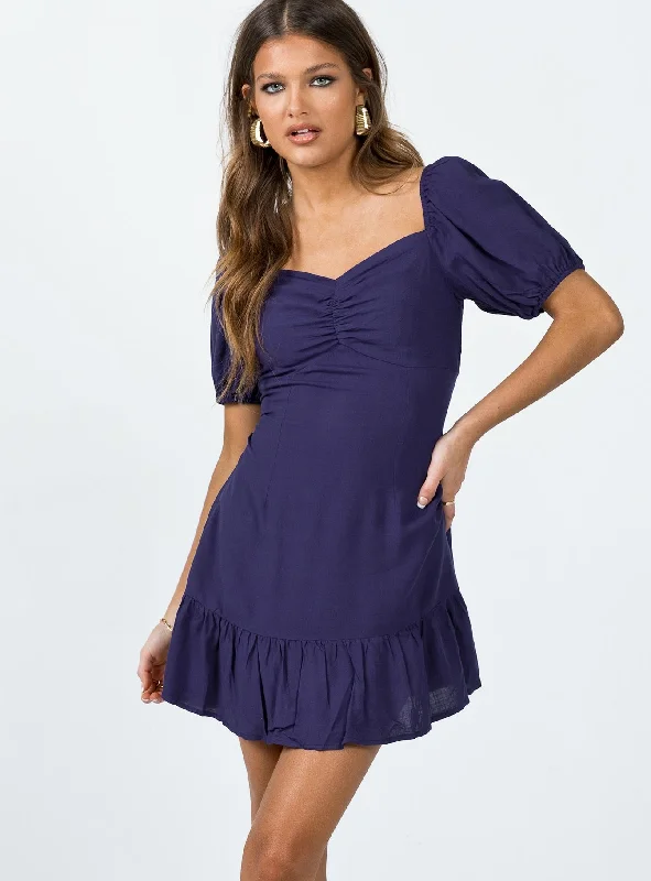 Someday Soon Mini Dress Navy Tunics Top rated