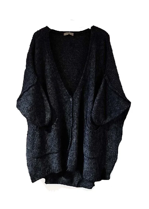 Bandage Cardigan Chenille Brocade Lace